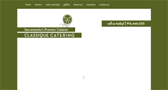 Desktop Screenshot of classiquecatering.com